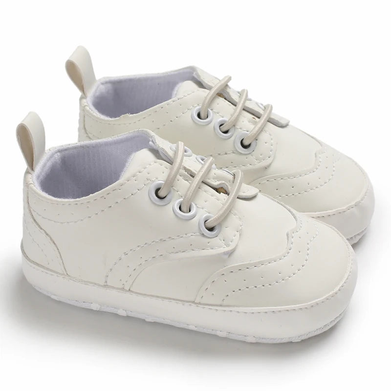 White Baby Shoes Casual Shoes For Boys And Girls Soft Bottom Shoes Sneakers For Fresh Comfort Fashion First Walkers