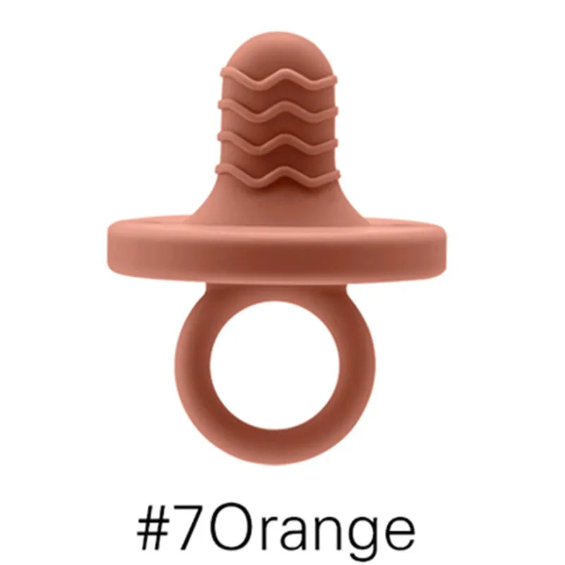 Baby Silicone Pacifier Soft BPA Free Soother Infant Dummy Nipple Newborn Baby Teether Toy Teething Nursing Pacifier Chain Pendan