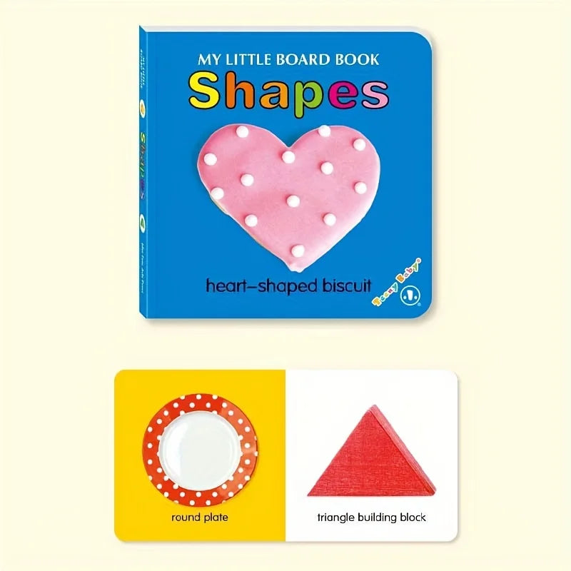 Baby Colorful Pattern Card Books Interactive Sensory Baby Toys Newborn Development Gift Accompanying Reading Early Education