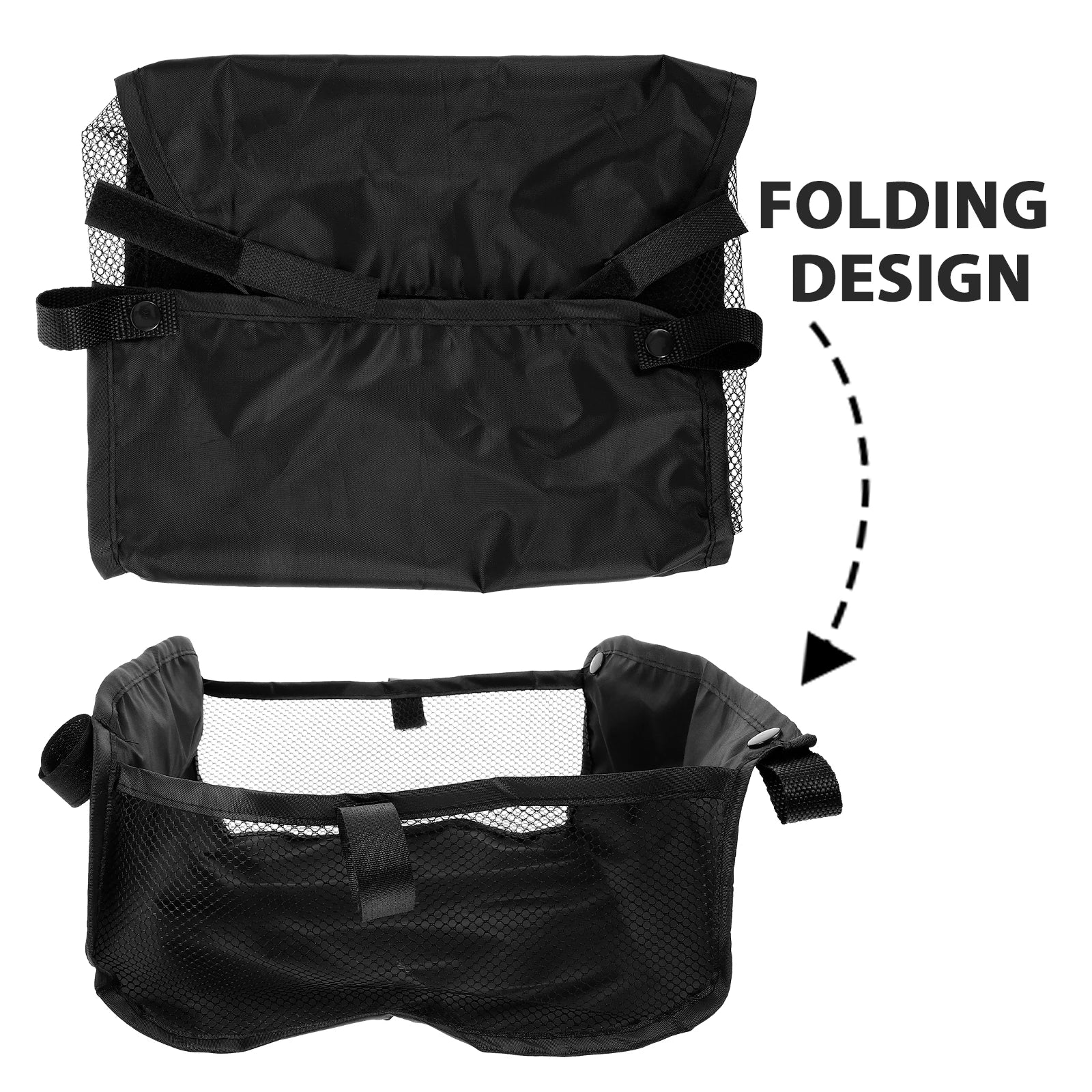 Baby Stroller Storage Basket Oxford Cloth Organizer Bottom Large Capacity Portable Lightweight Products For Babies