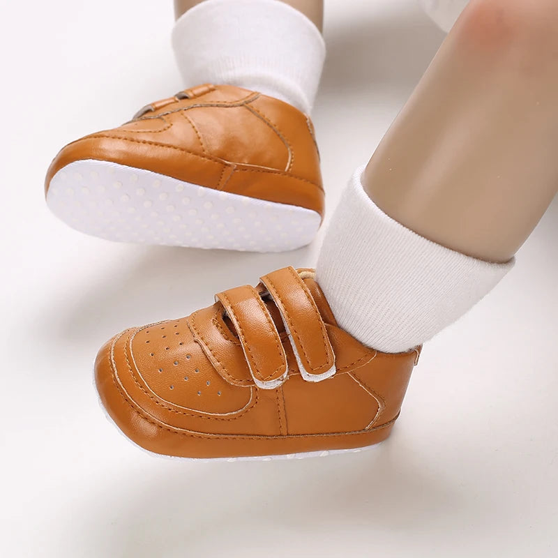 New Baby Boy Girl Small Gentleman Baptism Shoes Toddler Soft Sole Anti-slip First Walkers Infant Newborn Crib Shoes Moccasins