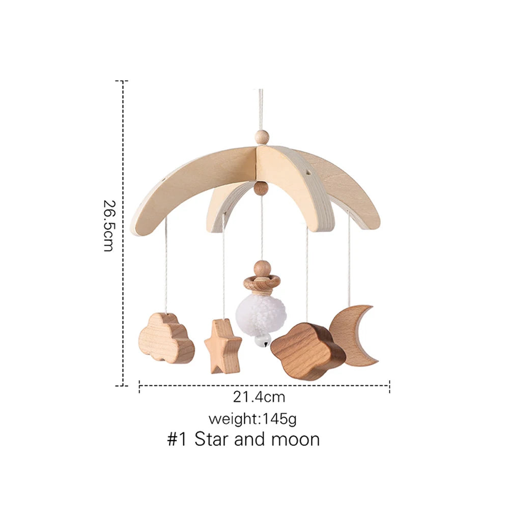 Baby Mobile for Crib Toys 0-12 Months For  Newborn Bed Bell Toddler Rattles Gift For Kids
