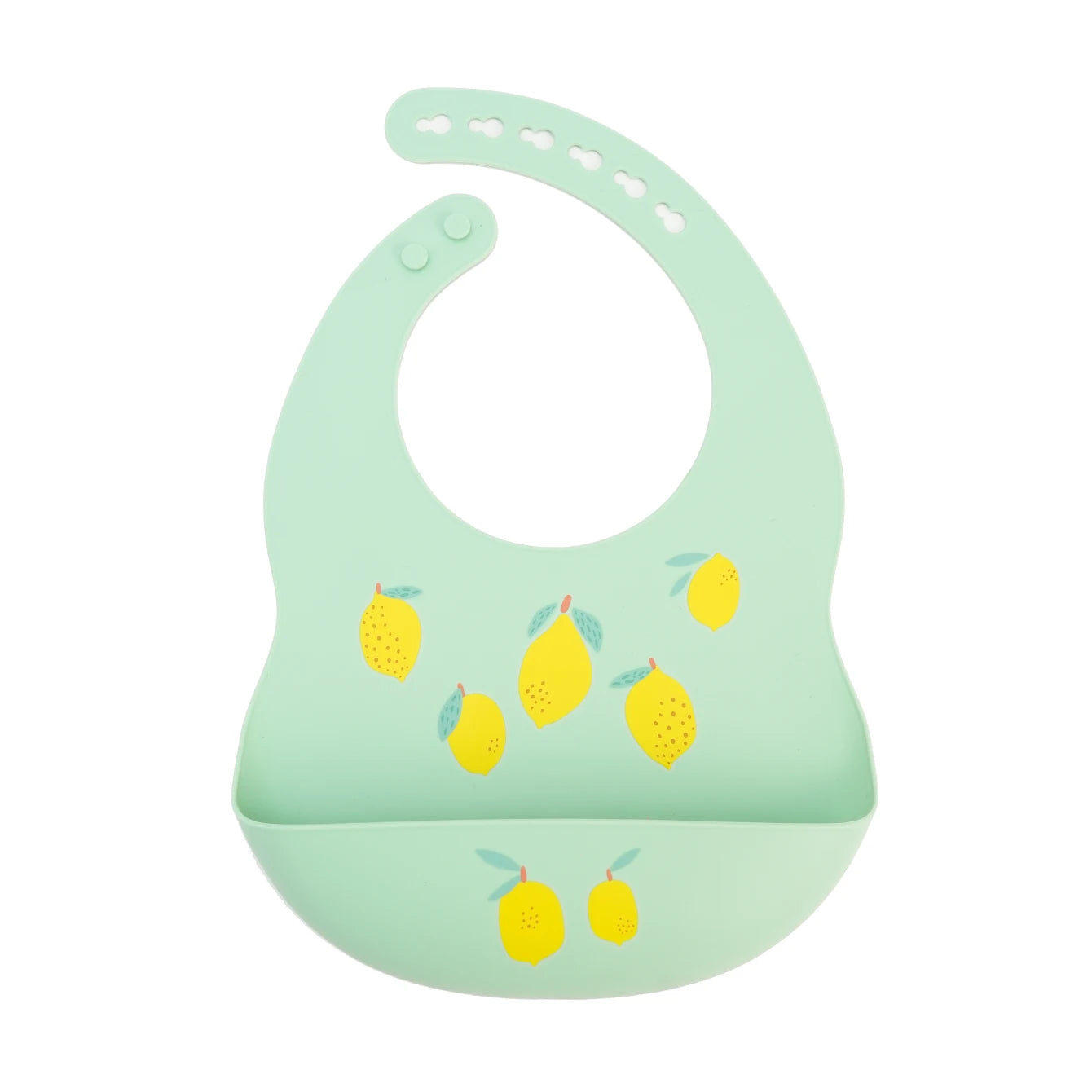 1PCS Baby Silicone Bibs Cartoon Pattern Baby Bib Waterproof Baby Items Adjustable Cute Kids Drool Towels Cute Cartoon Pattern