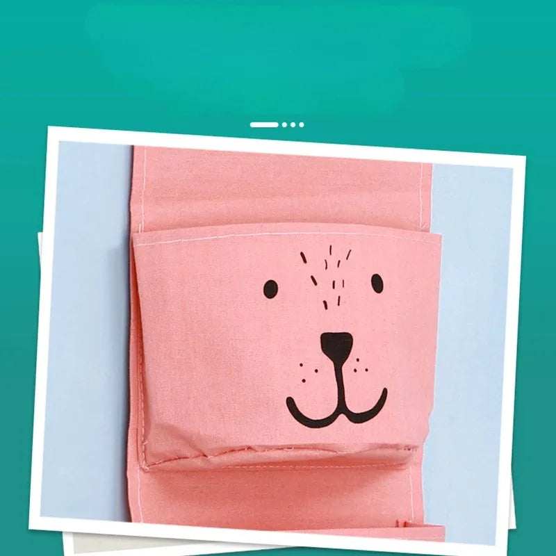 Hanging Storage Bag 3 Pocket Waterproof Hanging Organizer for Dorm Living Room Bathroom Home Fabric Wall Closet Organizer