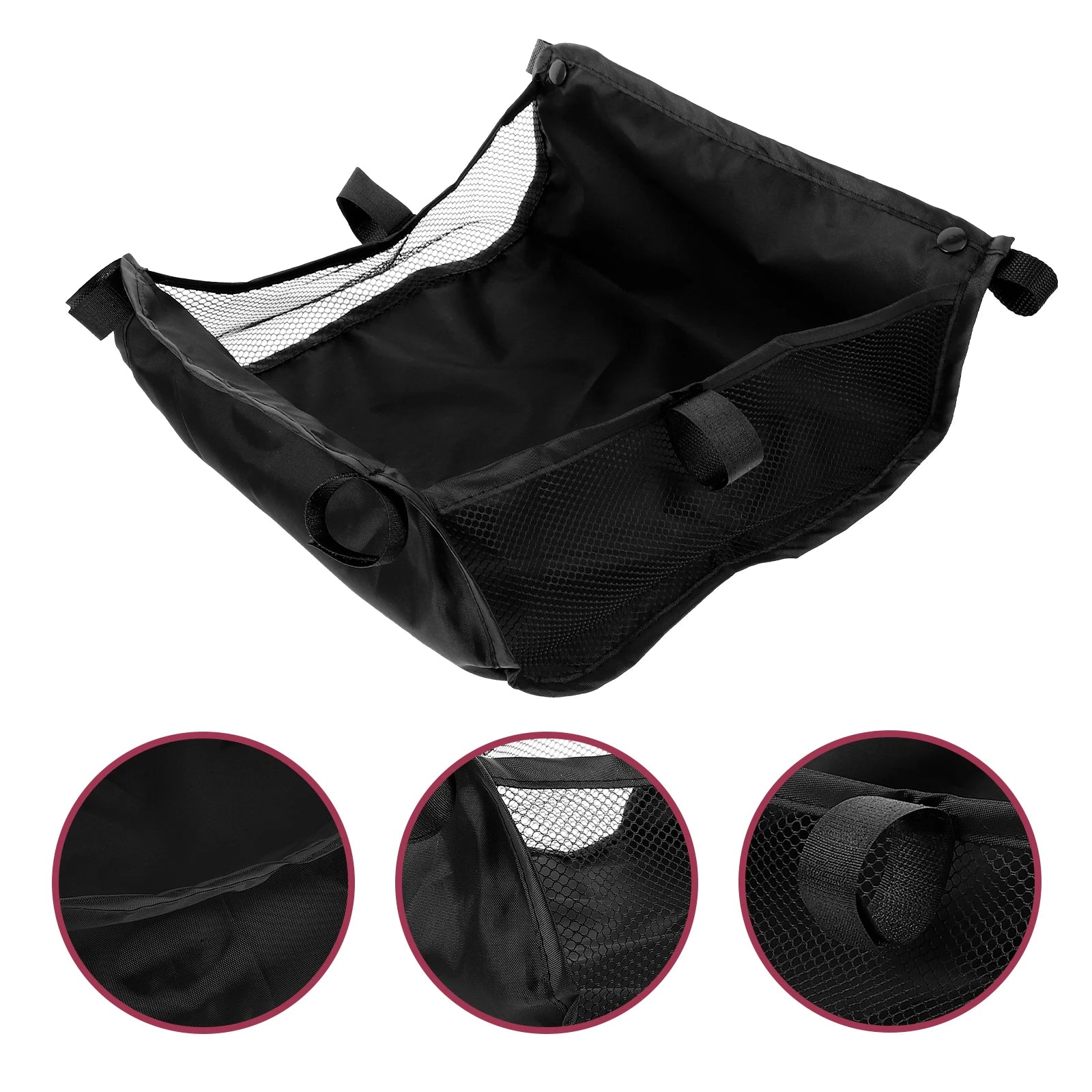 Baby Stroller Storage Basket Oxford Cloth Organizer Bottom Large Capacity Portable Lightweight Products For Babies