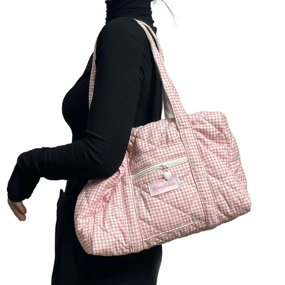 Korean Style Stroller Organizer Bags Flower Multi-pocket Floral Mummy Bag Large Capacity Tote Baby Diaper Organizer Travel