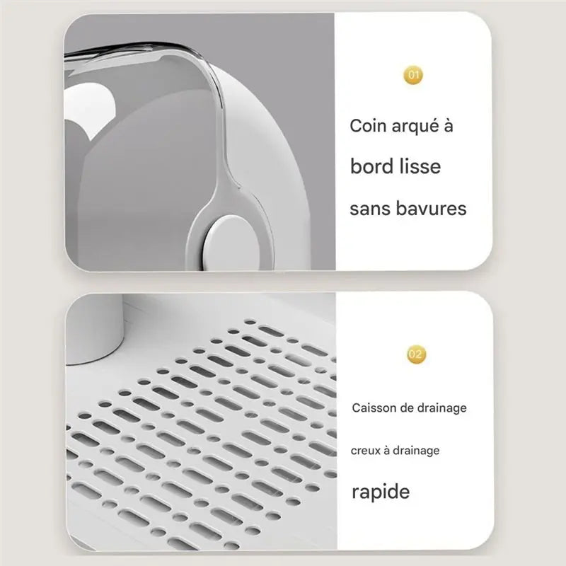 Dustproof Baby Bottle Organizer, For Breast Milk Storage-Covered Bacterial Protection Container, Kitchen And Bambino Bathroom