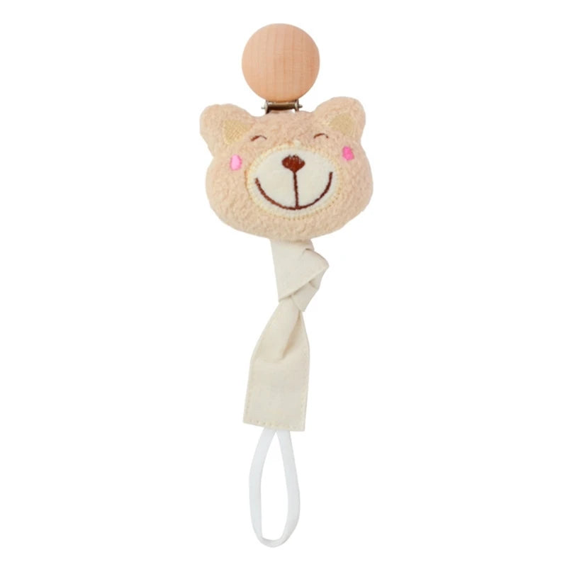 Baby Pacifier Clip Chain Cotton Cartoon Country Style Holder Dummy  Handmade   Christmas Gift Dropshipping