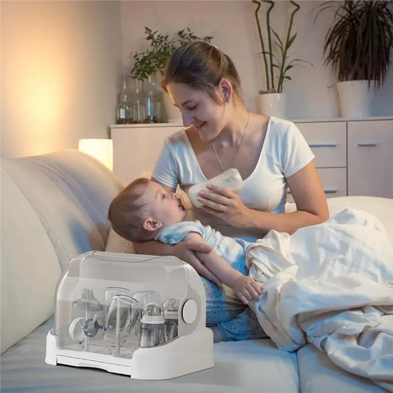 Dustproof Baby Bottle Organizer, For Breast Milk Storage-Covered Bacterial Protection Container, Kitchen And Bambino Bathroom