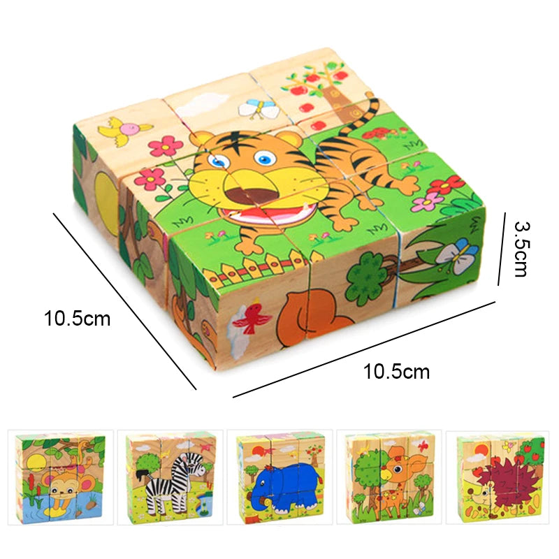 Wooden Educational Toys for Baby Motessori Early Learning Toys for Kids Birthday Christmas New Year Gift Toys for Children