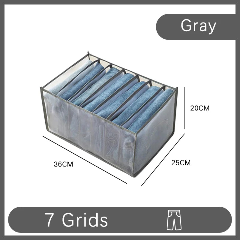 Fabric Bedroom Closet Organizer Bra T-shirt Baby Drawers Organizer Boxes Save Clothes Separator Wardrobe Storage Organization