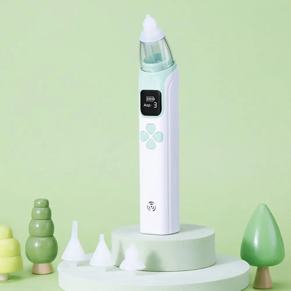 Electric Baby Nasal Aspirator Safety Silent Baby Nasal Inhaler USB Charging Nasal Obstruction Rhinitis Nose Cleaner For Newborns