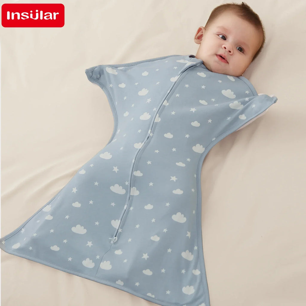 Baby Sleeping Bags Summer Thin Newborn Swaddle Blanket For 0-12Months Promote sleep Infant 100% Cotton Soft Newborn Blanket