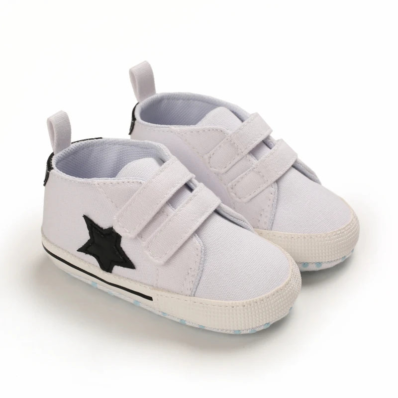White Baby Shoes Casual Shoes For Boys And Girls Soft Bottom Shoes Sneakers For Fresh Comfort Fashion First Walkers
