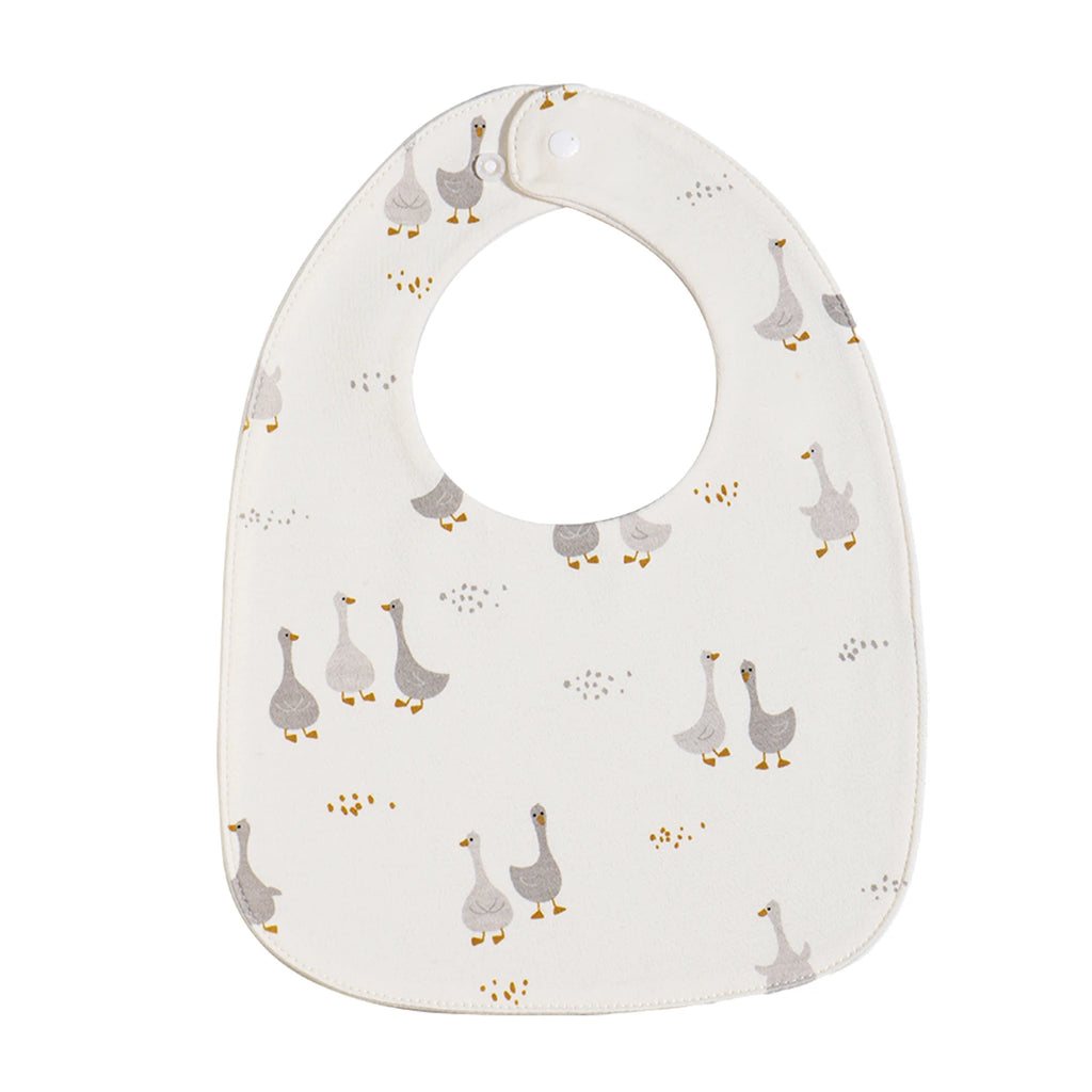 INSULAR Baby Bibs Newborn Cotton Soft Saliva Towel Infant Feeding Cloth Muslin Stuff Printing Pinny Waterproof U-shaped 3 Layers