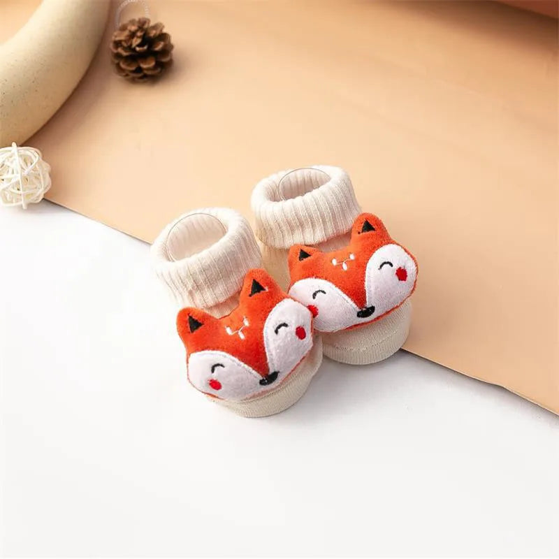 Cute Baby Boy Socks Cotton Baby Socks Rubber Anti Slip Boy Girl Floor Kids Toddlers Sock Infant Newborn Gift
