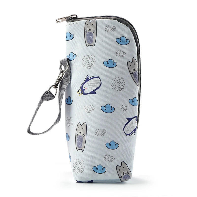 Portable Baby Bottle Bag Travel Case With Insulated Designing Milk Bottle Organiser For Travel And Outdoor Feeding