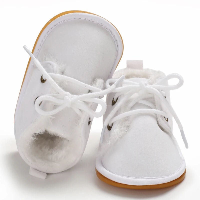 Baby shoes, winter warm baby snow boots, wool soft soled shoes, newborn indoor sports shoes, toddler first generation walking sh