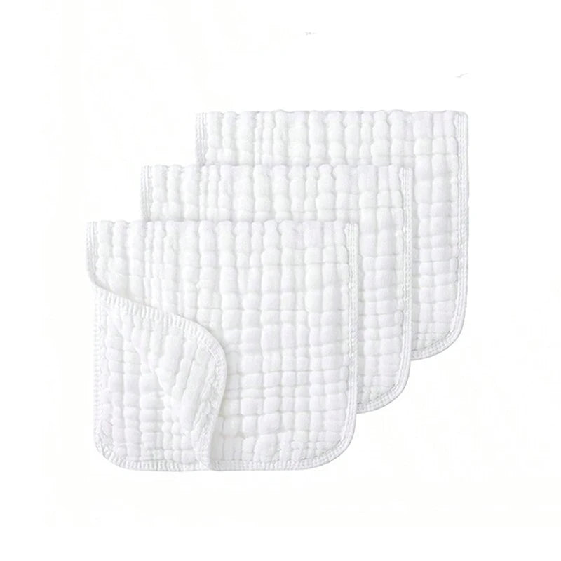 1/3/6pack Baby Burping Cloth 25*50cm Large Extra Soft and Absorbent Muslin Burp Cloths 100% Cotton Washcloths For Baby