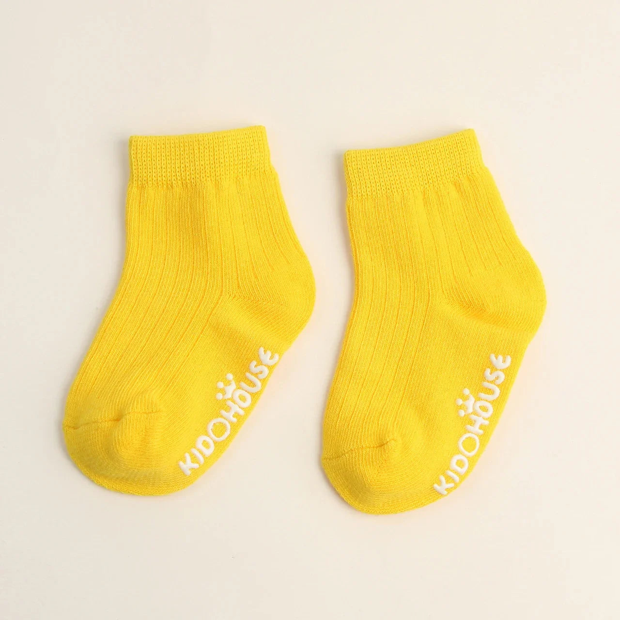 Baby Anti-Slip Socks Spring New Solid Color Newborn Soft Cotton Middle Tube Socks Toddler Kids Indoor Casual Floor Socks
