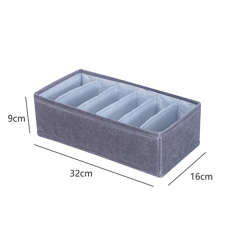 Fabric Bedroom Closet Organizer Bra T-shirt Baby Drawers Organizer Boxes Save Clothes Separator Wardrobe Storage Organization