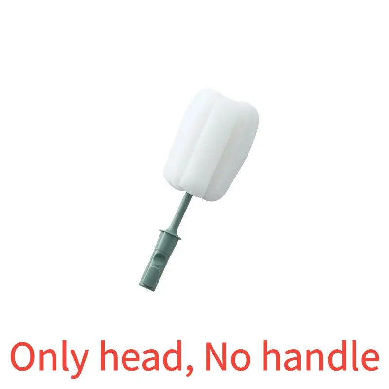 Bottle Brush 360 Degree Rotation Baby Pacifier Cup Nipple Cleaning Brushes Set Handheld Soft Head Food Grade Watering