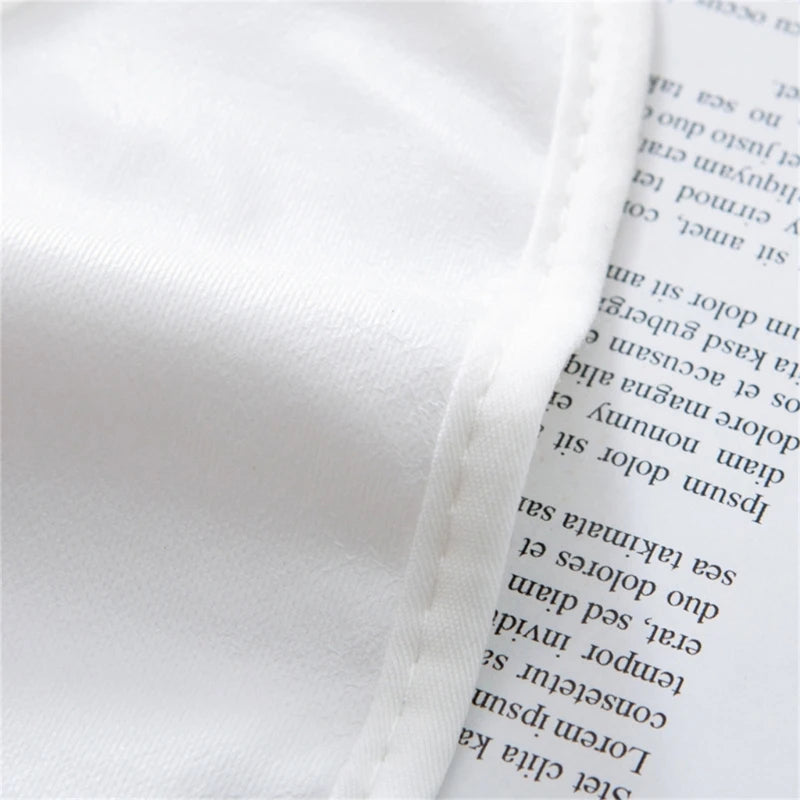 10Pcs White Children's Painting Bibs,Cotton Baby Drooling Bibs Waterproof Creative Color Painting DIY Bib Saliva Towel