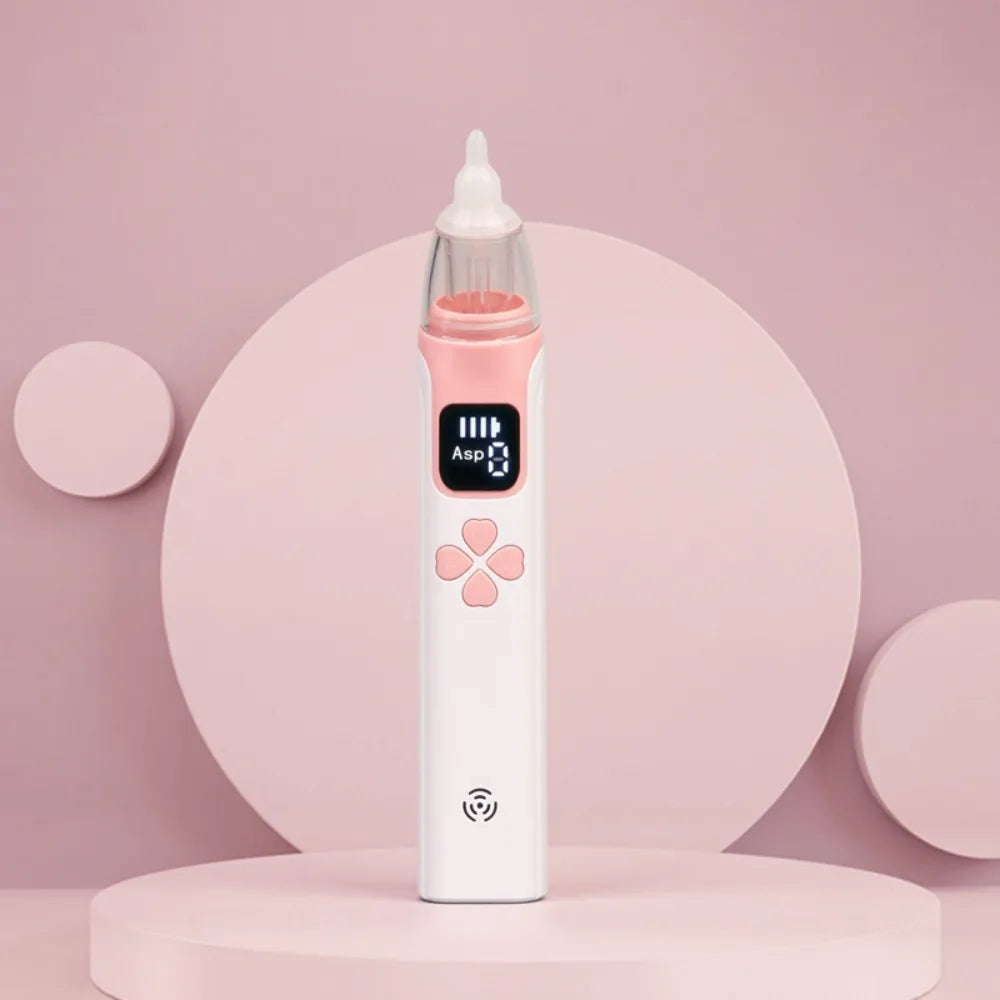 Electric Baby Nasal Aspirator Safety Silent Baby Nasal Inhaler USB Charging Nasal Obstruction Rhinitis Nose Cleaner For Newborns