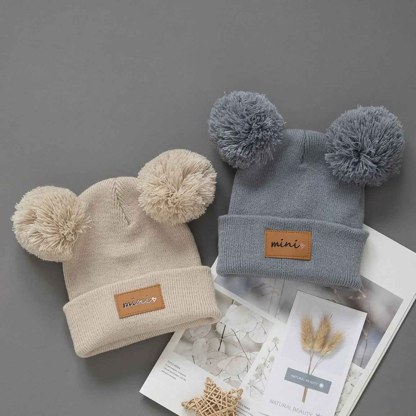 1/2pcs newborn Baby Winter Hat Kids Beanie Cap for Girls Boys Infant Accessories Children Hats Elastic 0-3Y toddler girl boy hat