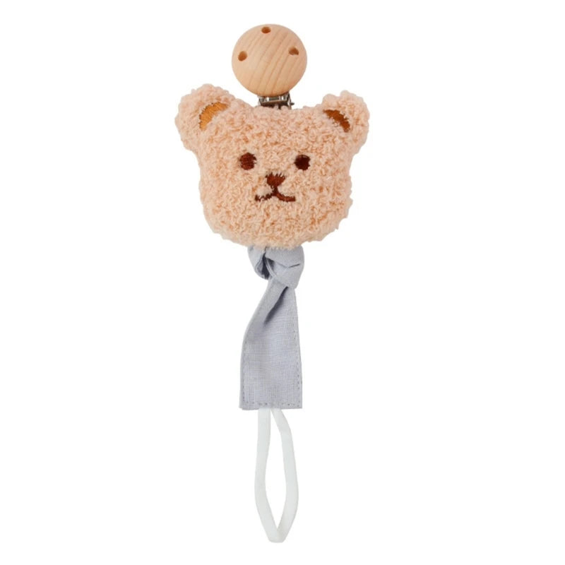 Baby Pacifier Clip Chain Cotton Cartoon Country Style Holder Dummy  Handmade   Christmas Gift Dropshipping