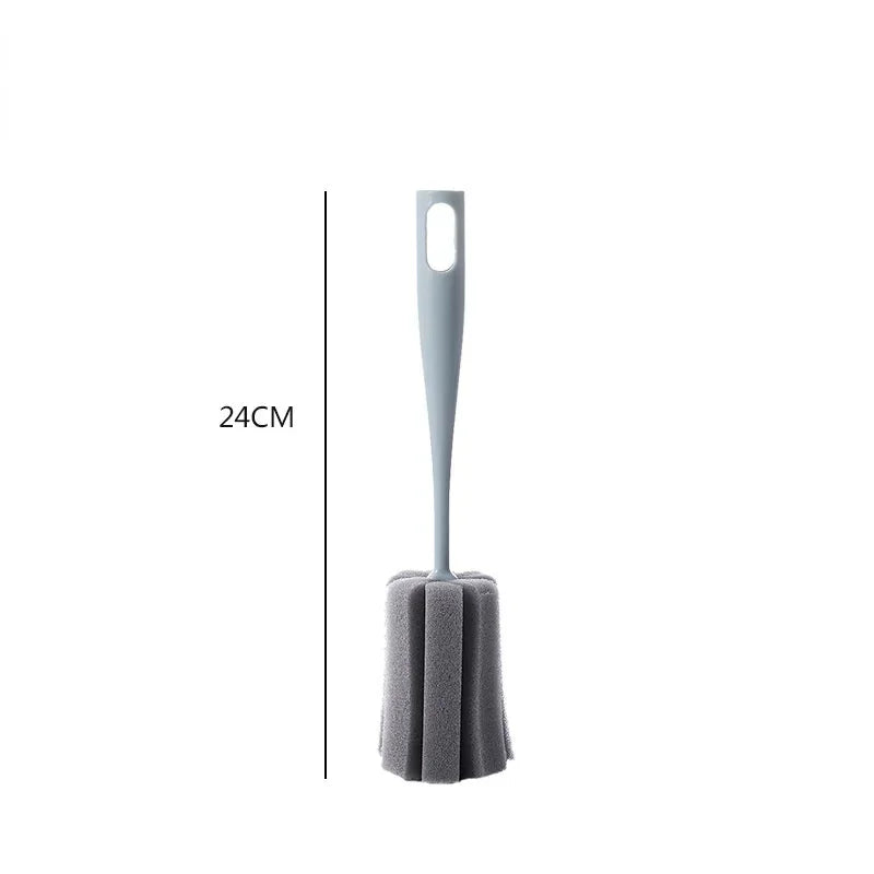 Baby Nursing Bottle Brush Soft Sponge Brush for Water Bottle Glass Cup Clean Washing Cleaner Items Short Long Handle Available