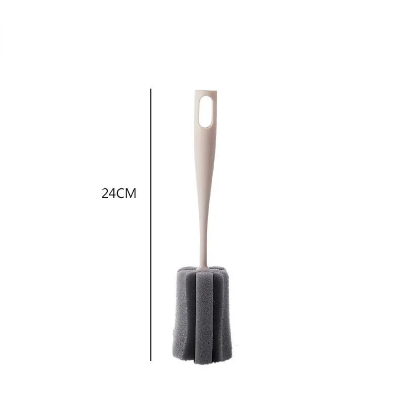 Baby Nursing Bottle Brush Soft Sponge Brush for Water Bottle Glass Cup Clean Washing Cleaner Items Short Long Handle Available