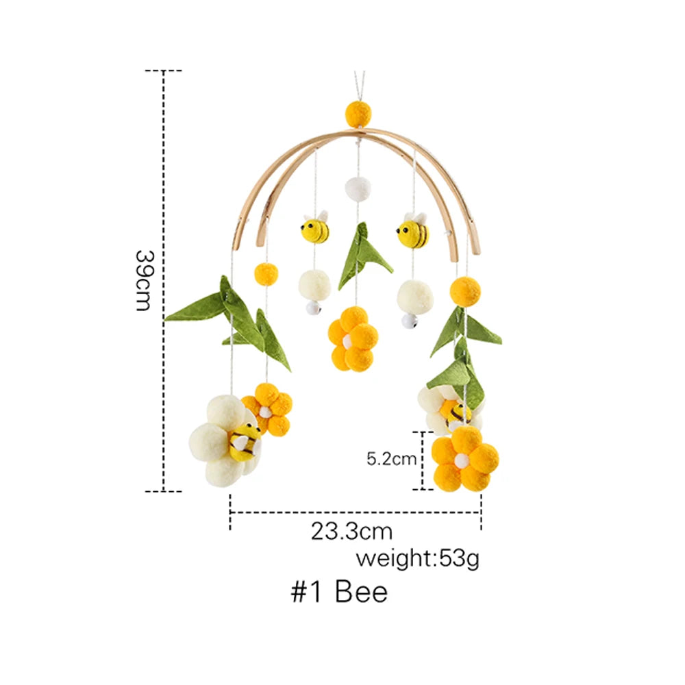 Baby Mobile for Crib Toys 0-12 Months For  Newborn Bed Bell Toddler Rattles Gift For Kids