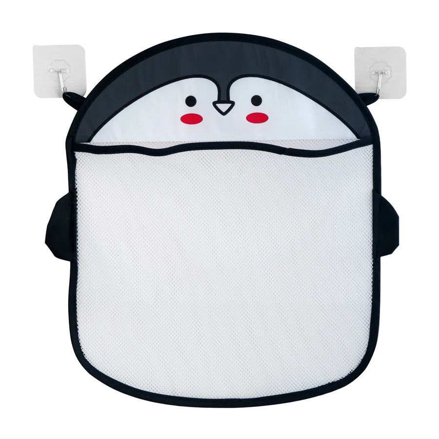 Mother Kids Baby Bath Toys Storage Bag Strong Suction Cups Bath Game Bag Bathroom Organizer Water Toy Baby Items