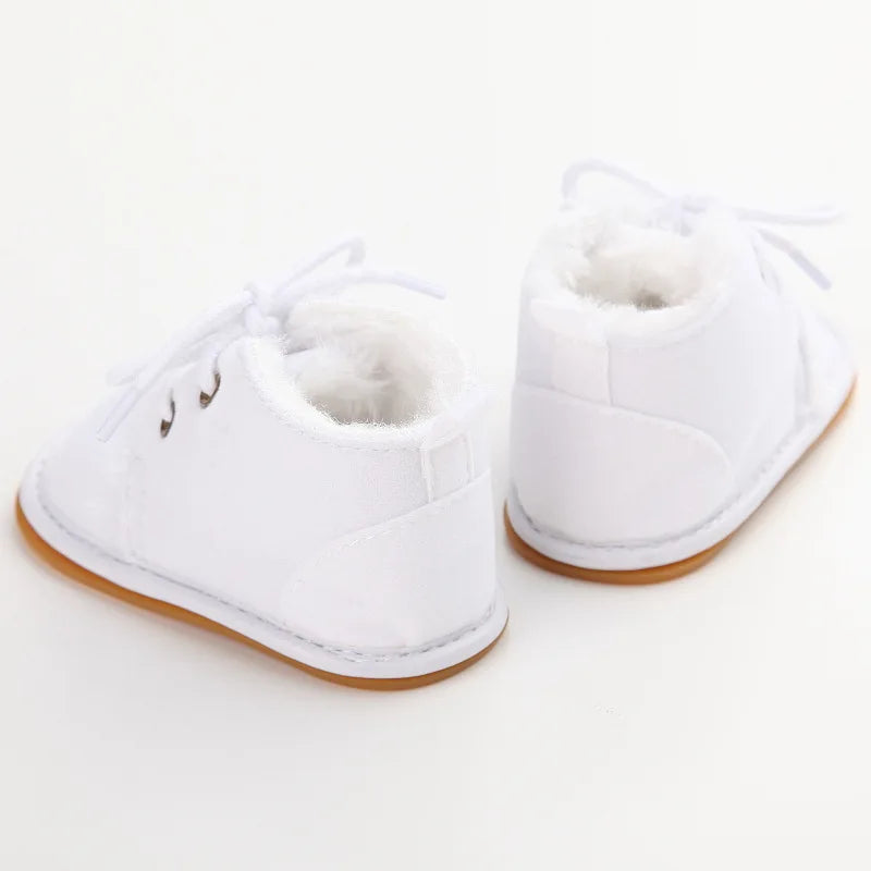 Baby shoes, winter warm baby snow boots, wool soft soled shoes, newborn indoor sports shoes, toddler first generation walking sh