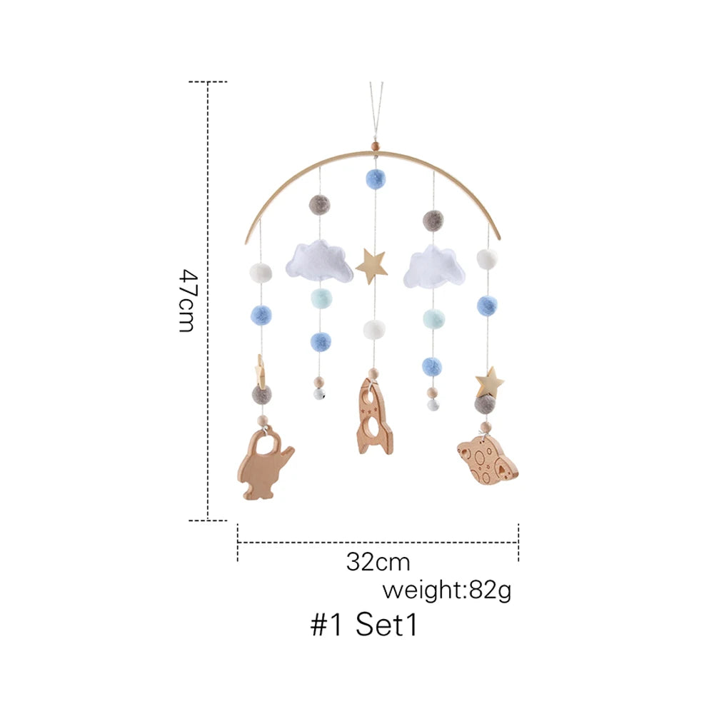 Baby Mobile for Crib Toys 0-12 Months For  Newborn Bed Bell Toddler Rattles Gift For Kids