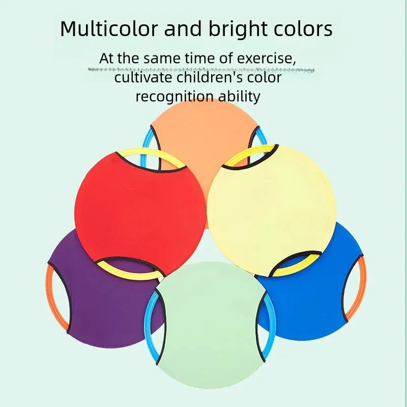 Outdoor Ball-catching Toys for Children Adults, Interactive and Cooperative Games, Elastic Disc Sports Toys Parent-child Parties