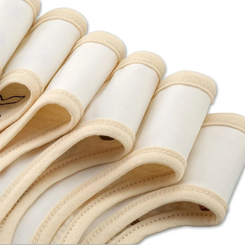 2pcs Newborn Baby Cotton Gauze Bibs Waterproof Infant Boys Girls Burp Cloths Printing Scarf Toddler Saliva Towel Feeding Stuff