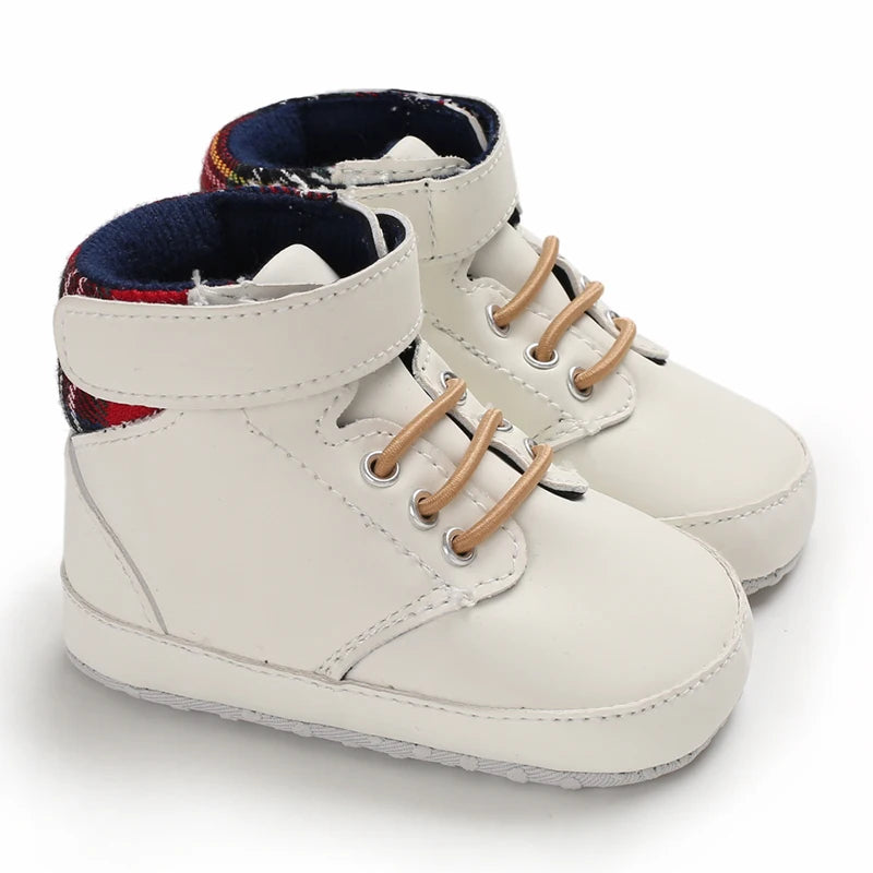 White Baby Shoes Casual Shoes For Boys And Girls Soft Bottom Shoes Sneakers For Fresh Comfort Fashion First Walkers