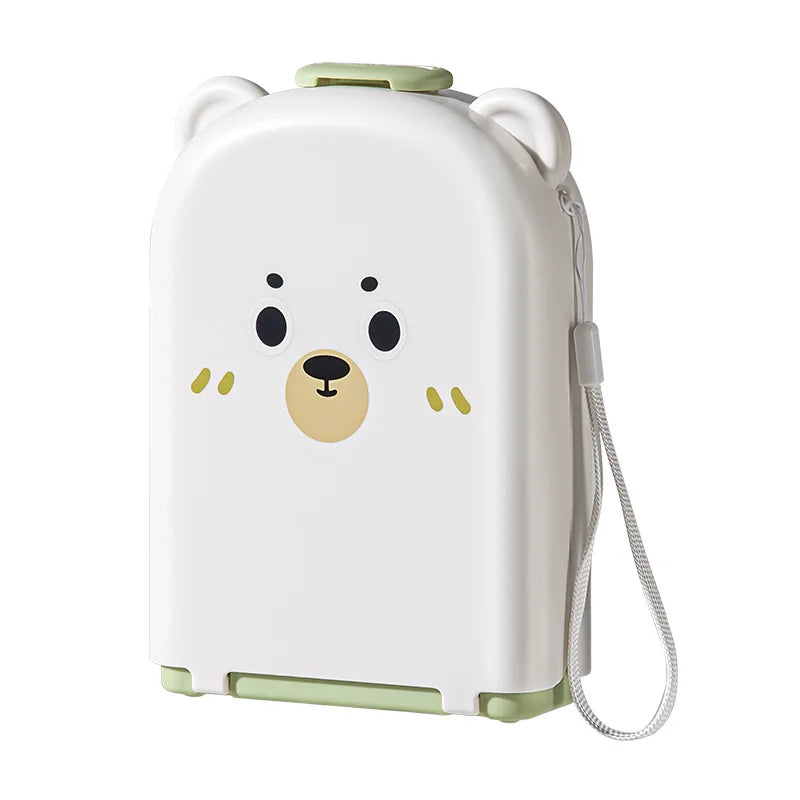 Travel Baby Bottle Brush Set - Newborn Safe Silicone Cleaning Brushes with Storage Box for Bottles, Nipples & Accessories