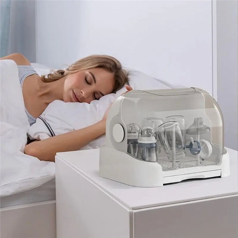 Dustproof Baby Bottle Organizer, For Breast Milk Storage-Covered Bacterial Protection Container, Kitchen And Bambino Bathroom