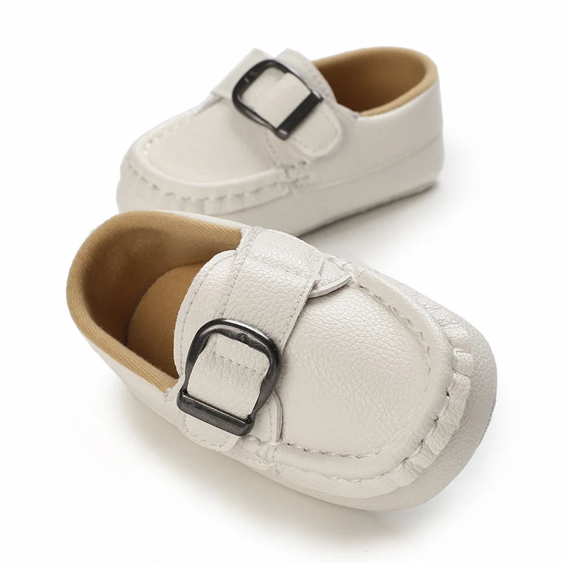New Baby Boy Girl Small Gentleman Baptism Shoes Toddler Soft Sole Anti-slip First Walkers Infant Newborn Crib Shoes Moccasins